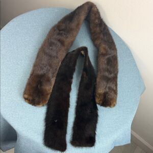 Elegant Brown Fur Stole